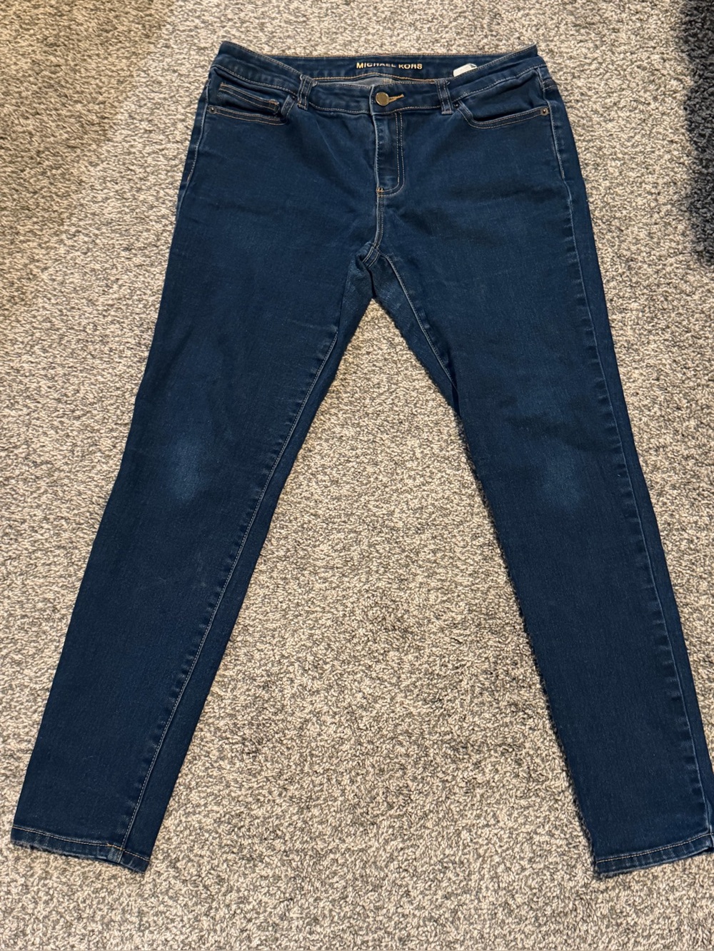Michael Kors Women’s Dark Wash Skinny Jeans Stretch Denim Size 8